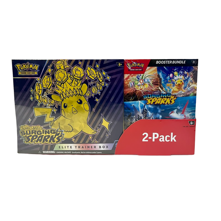 Pokémon TCG Surging Sparks Costco Bundle Engelsk (ETB + Booster